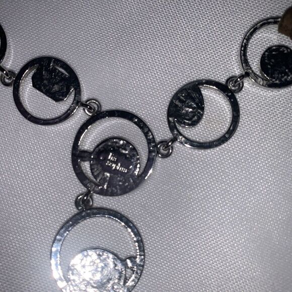 Lia Sophia Round Crystal Y-Drop Pendant Necklace 16" - Picture 5 of 9